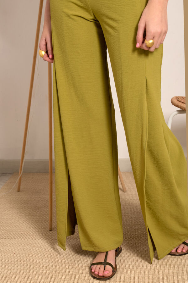 Cul Sac Calças Veneza Verde-Azeite preto