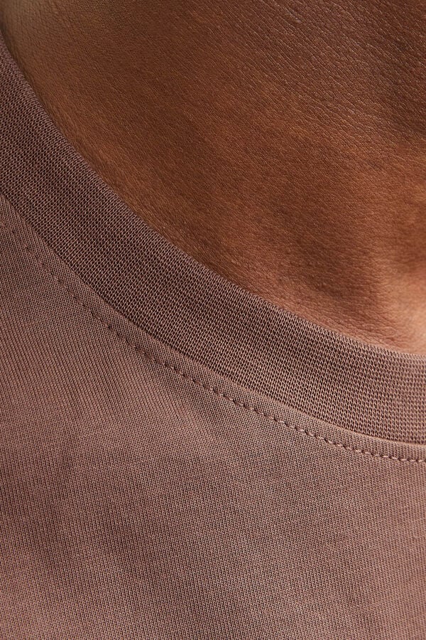 Jack & Jones Camiseta original studio marr&oacute;n