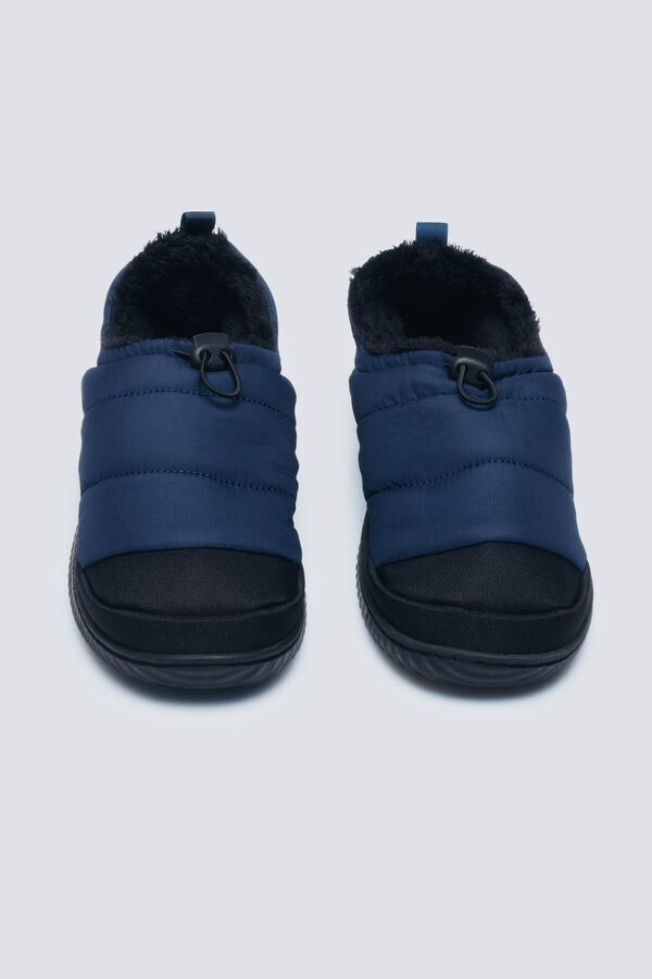 Springfield Chinelos de quarto de nylon acolchoado azul