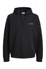 Jack & Jones Sudadera con capucha relaxed negro