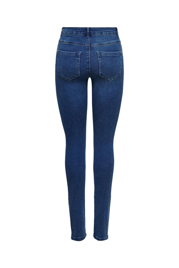 Springfield Jeans cigarro e cintura média azulado