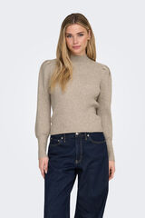 Only Jersey de canal&eacute; beige