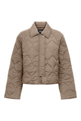 Only Chaqueta acolchada tostado