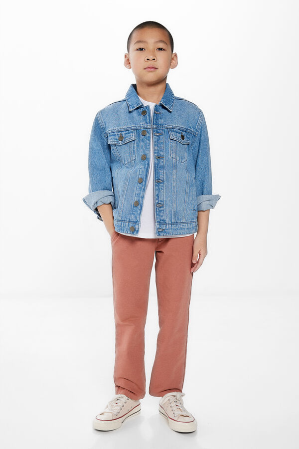 Springfield Kids Pantalon chino ni&ntilde;o rosa