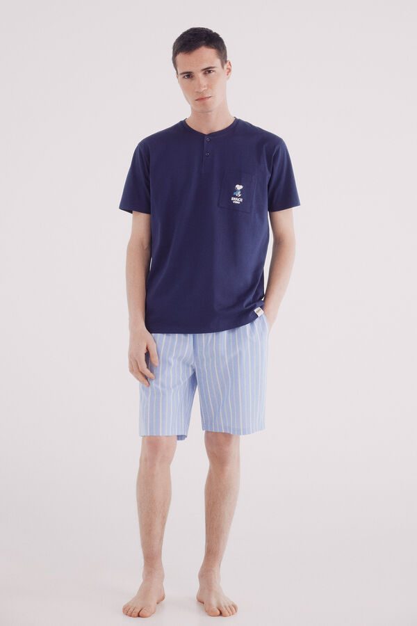 Springfield Pijama corto Peanuts&trade; azul