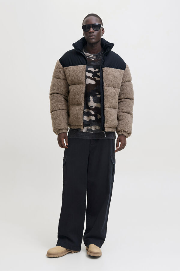 Jack & Jones Casaco puffer Teddy cru