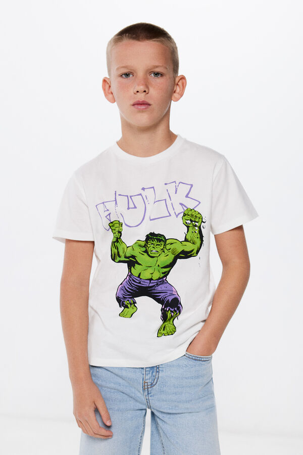 Springfield Kids Camiseta Hulk ni&ntilde;o marfil