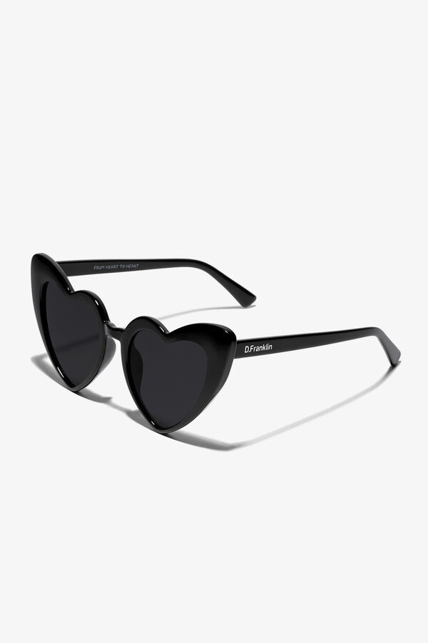 D. Franklin Gafas de sol love heart negro