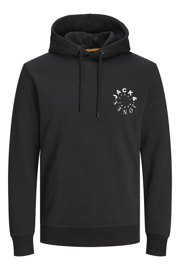 Jack & Jones Sweatshirt de capuz regular fit  preto