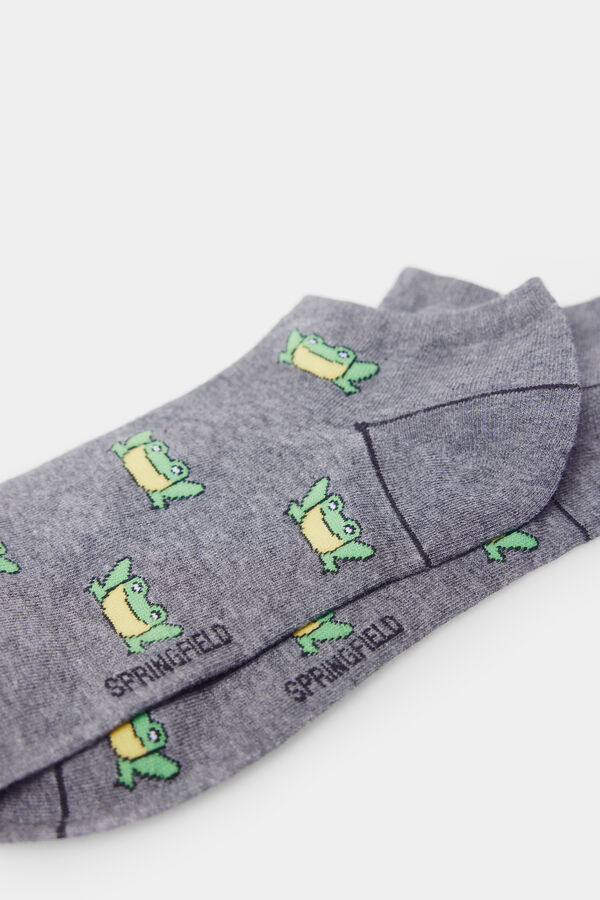 Springfield Calcet&iacute;n tobillero rana gris