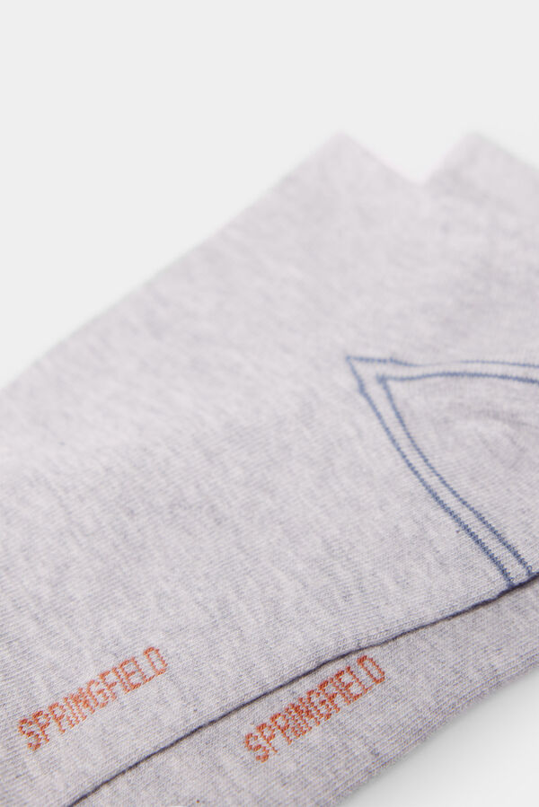 Springfield Calcet&iacute;n tobillero b&aacute;sico gris