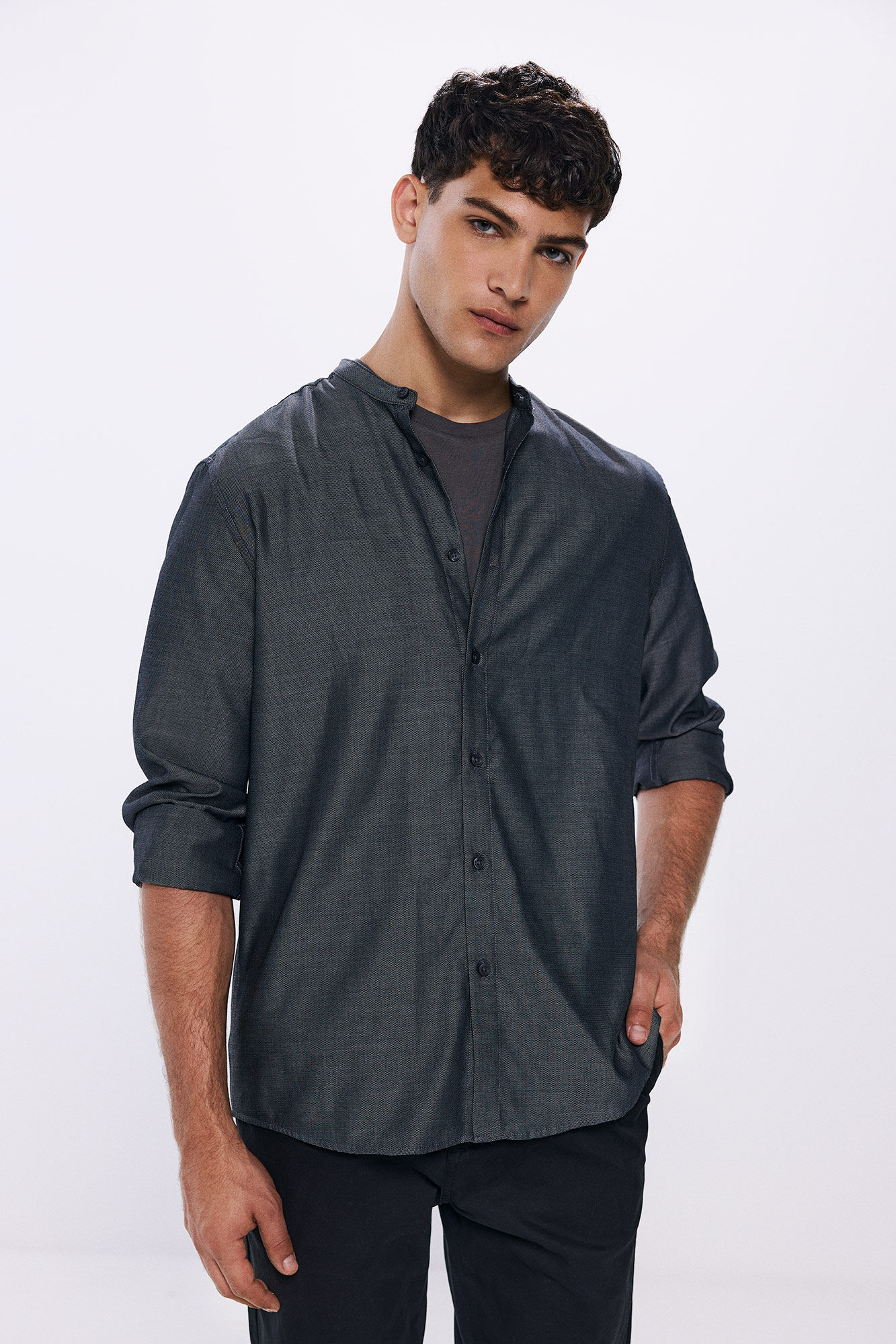 Springfield Camisa social bicolor