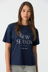 Tiffosi Camiseta estampada azul