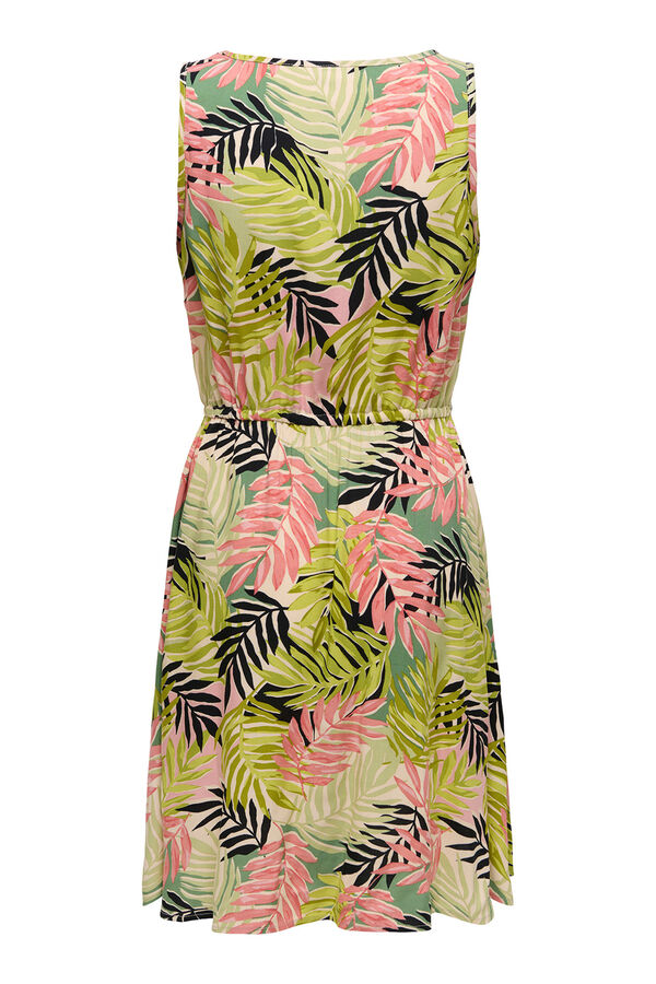 Only Vestido curto de al&ccedil;as verde