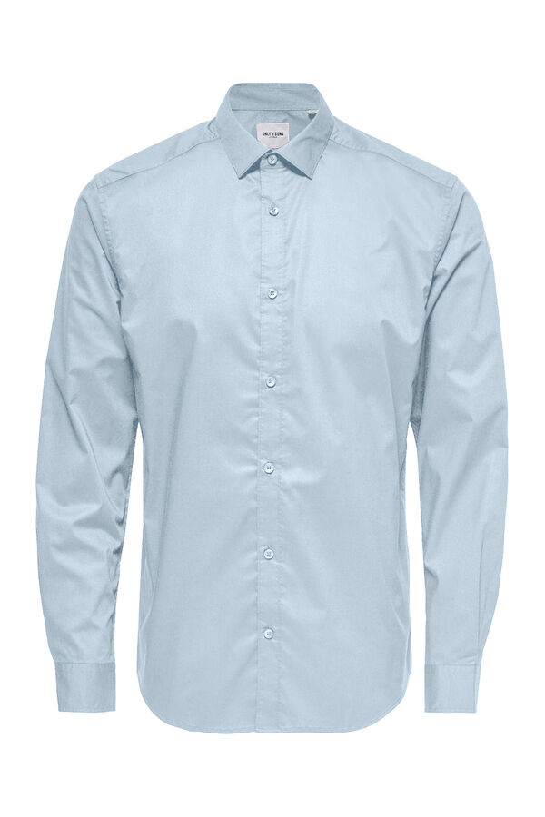 Only & Sons Camisa manga larga azul