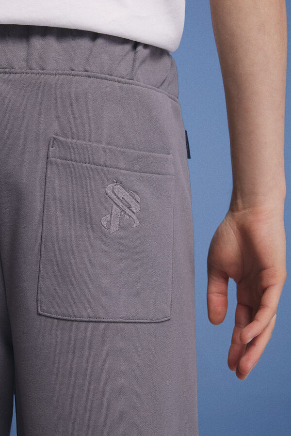 Springfield Bermuda felpa Pedri x Springfield gris