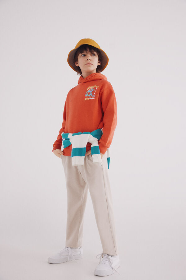 Springfield Kids Sudadera Waves ni&ntilde;o coral