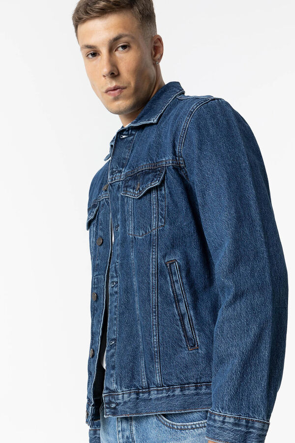 Tiffosi Cazadora Denim azul