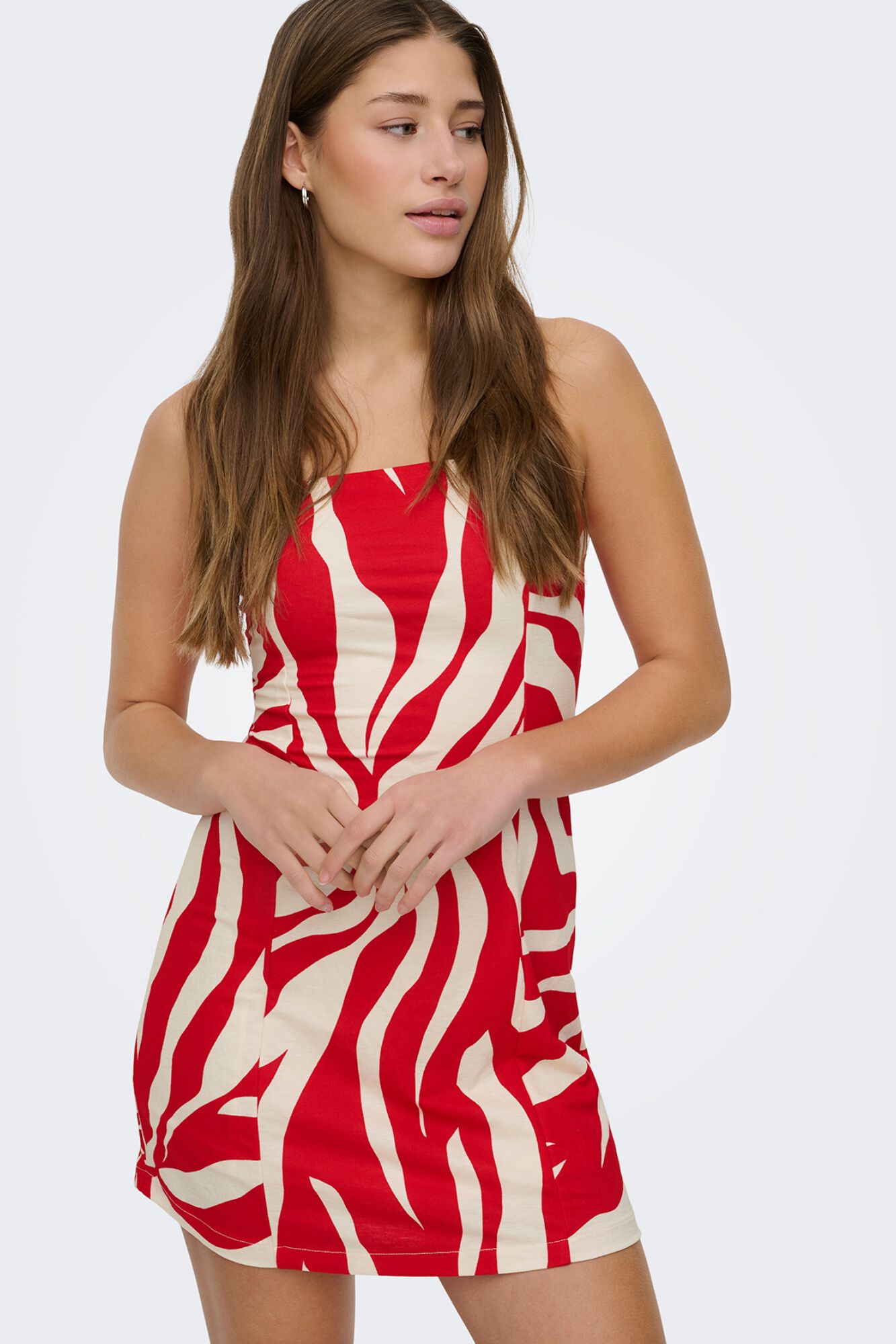 Only Vestido curto estampado floral