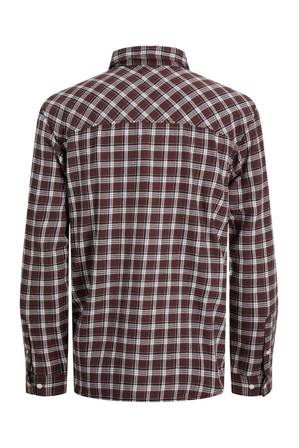 Jack & Jones Camisa de flanela xadrez vermelho