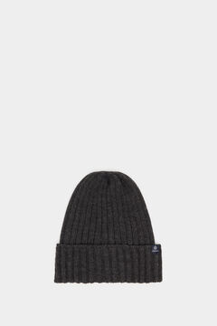 Springfield Gorro beanie básico canelado cinza