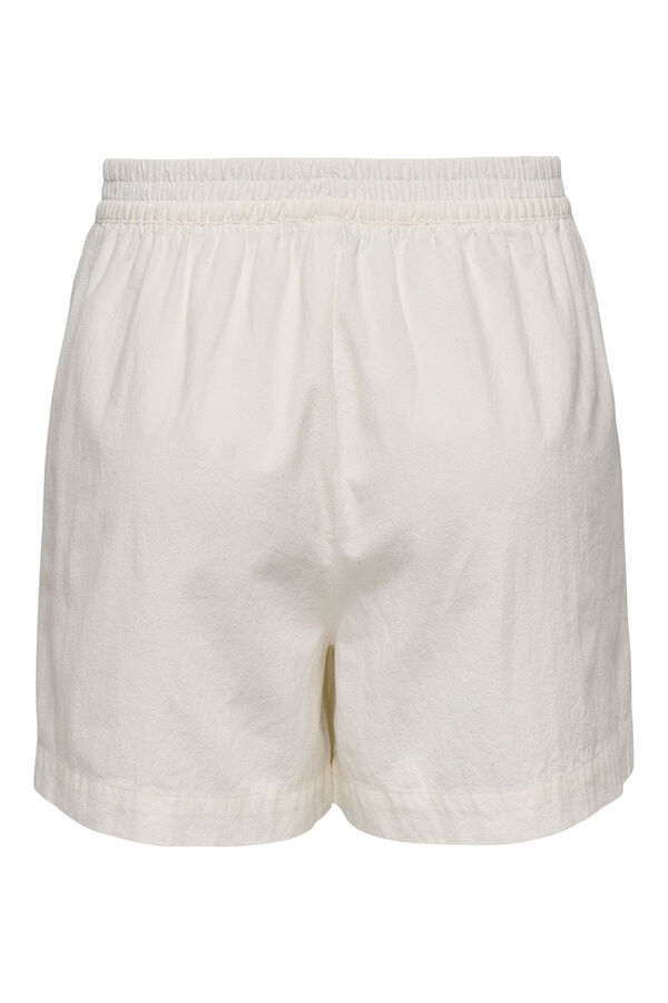 JDY Short bordado blanco