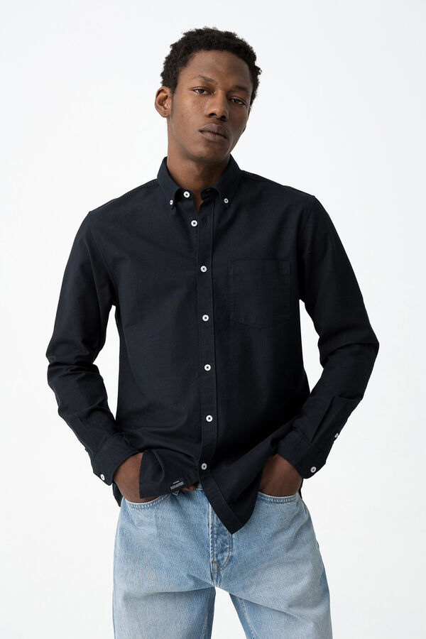 Tiffosi Camisa slim fit azul