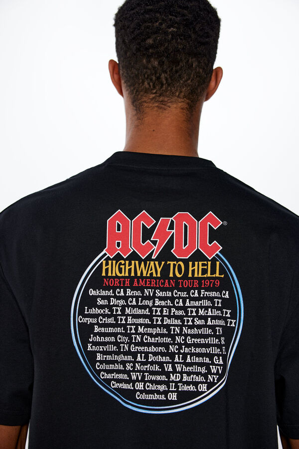 Springfield Camiseta AC DC negro