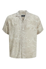 Jack & Jones Camisa folgada estampada cinzento