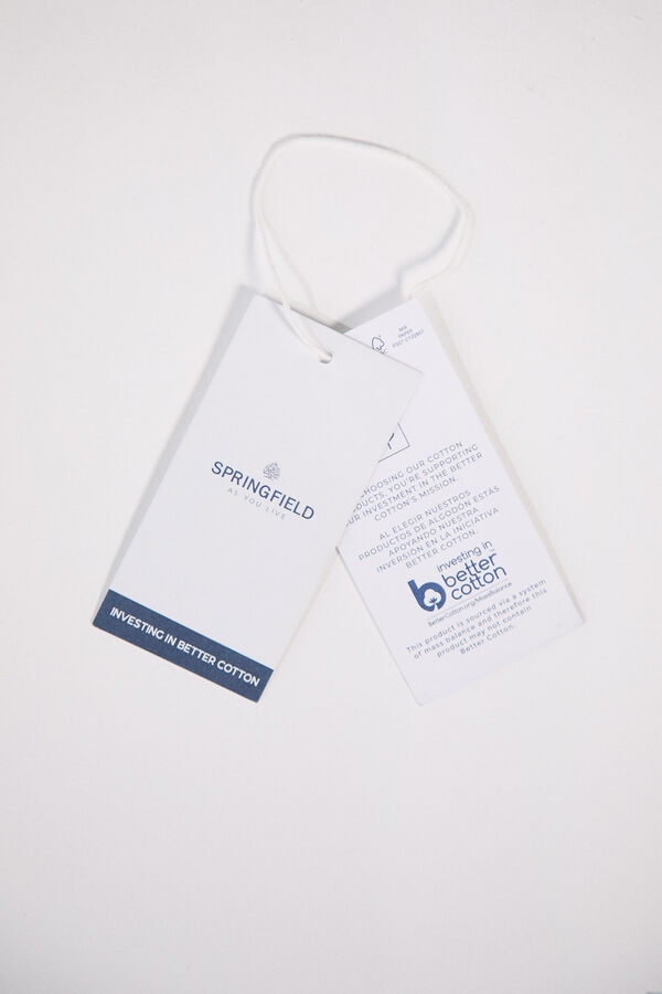 Springfield Camiseta manga larga textura nude