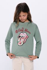 Springfield Kids Camiseta Rolling Stones ni&ntilde;a verde