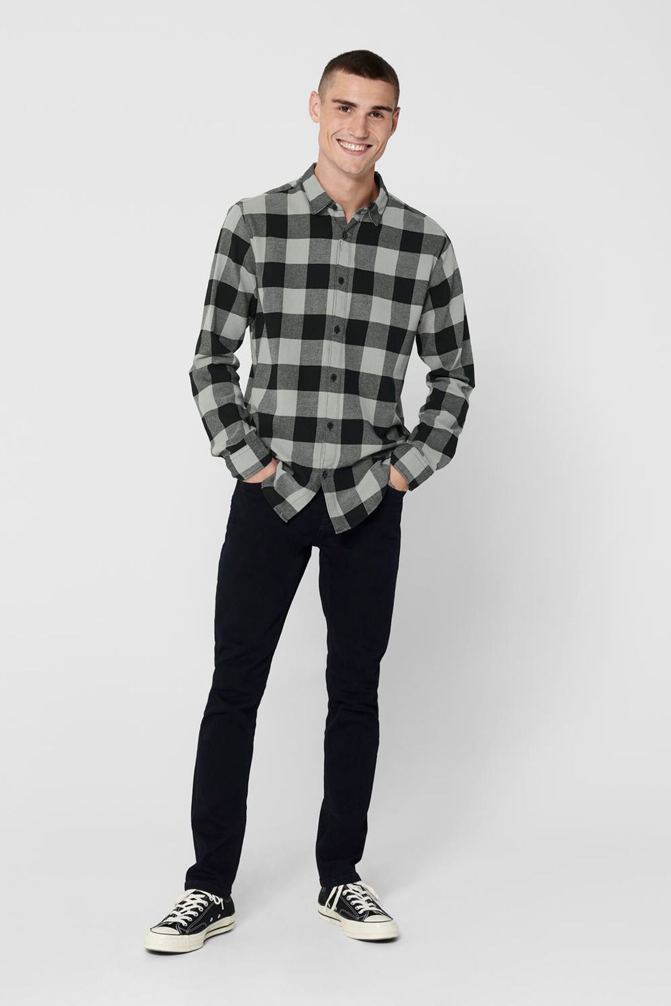 Only & Sons Camisa estampado cuadros