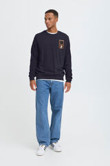 Blend Sudadera cuello redondo azul