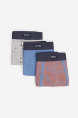 Springfield PACK 3 BOXERS GATO red