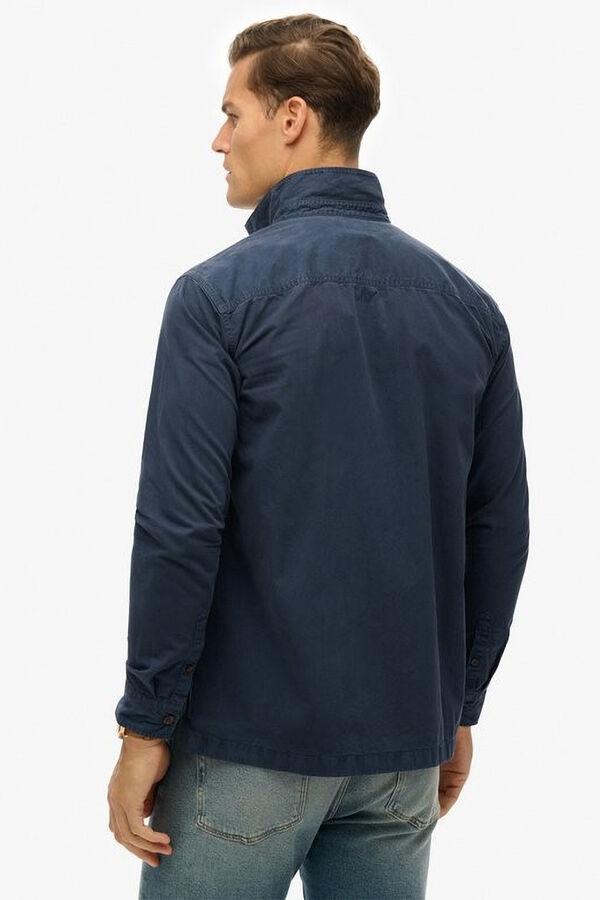 Superdry Camisa Manga Larga azul