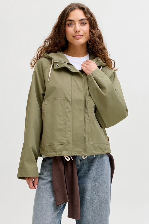 Jack & Jones Jaqueta casual com capuz estampado
