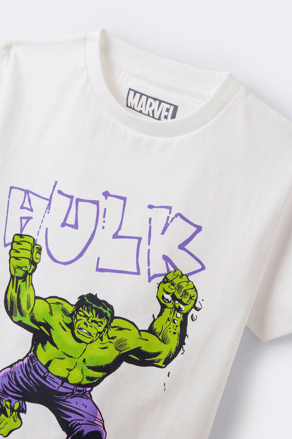 Springfield Kids Camiseta Hulk ni&ntilde;o marfil