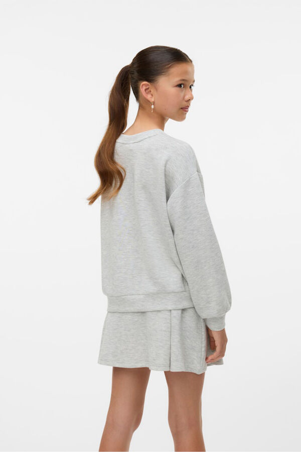 Vero Moda Girl Sweatshirt Sidekick cinzento