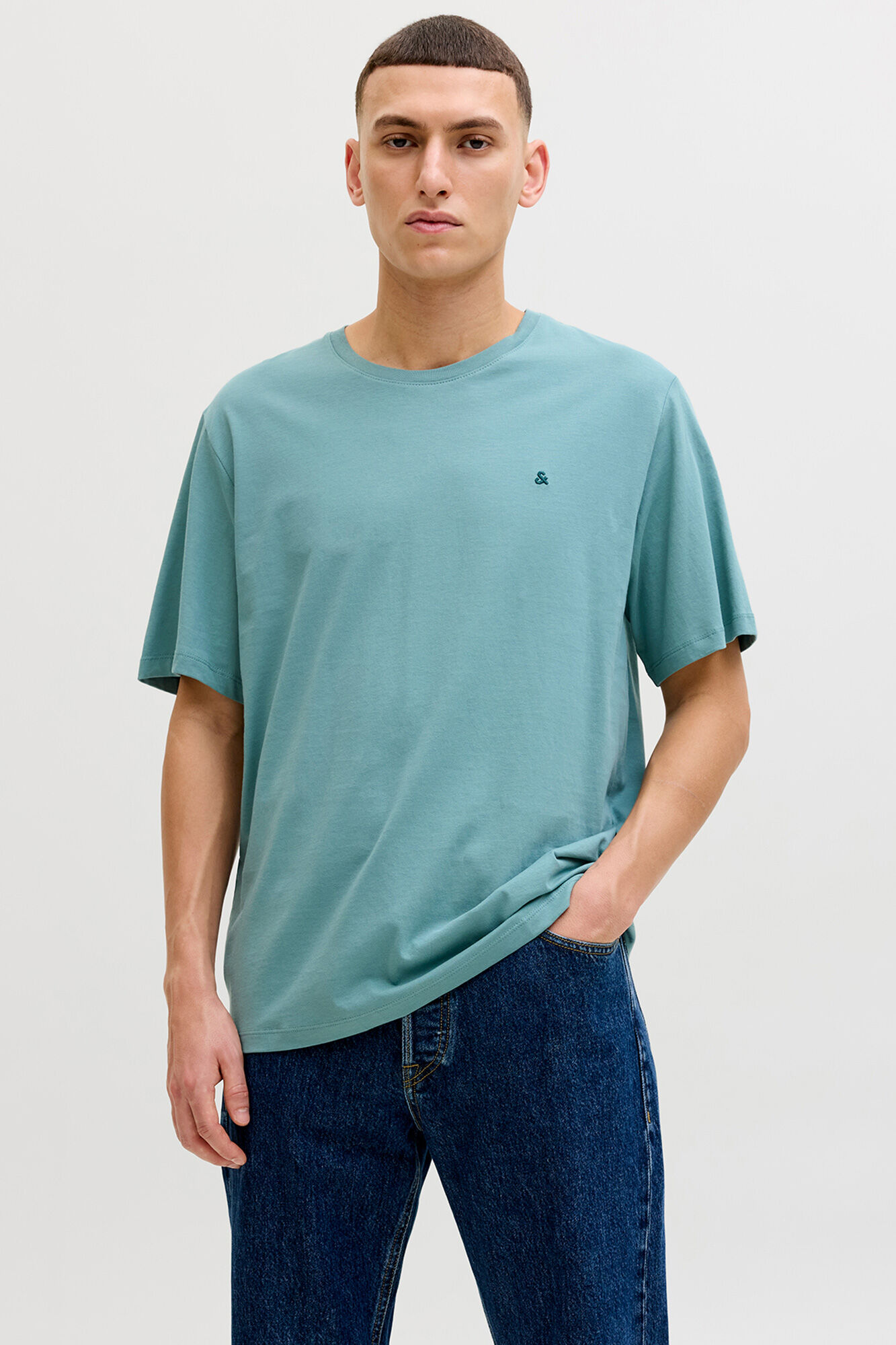 Jack & Jones Pack de 5 camisetas b&aacute;sicas