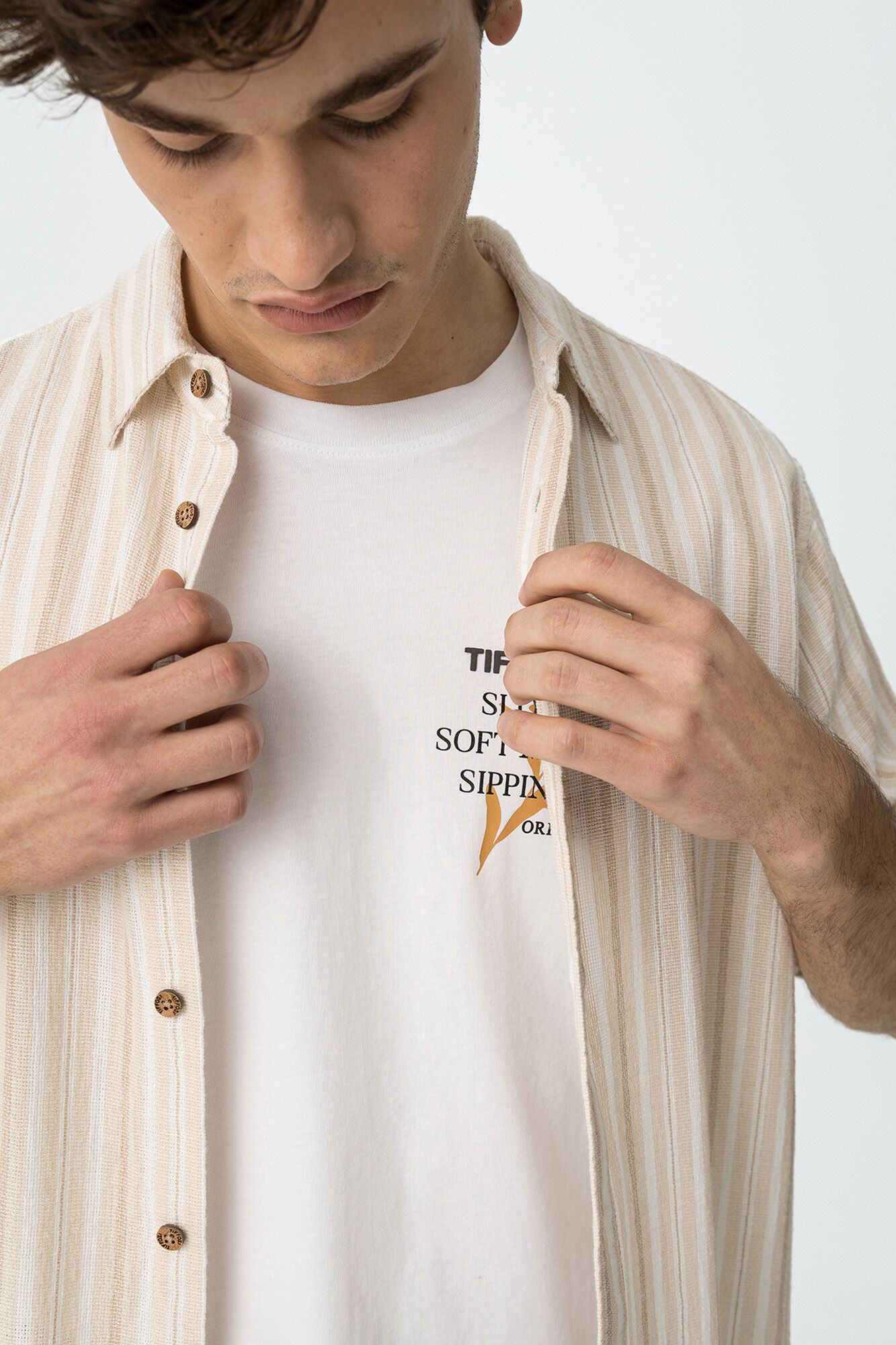 Tiffosi Camisa de rayas