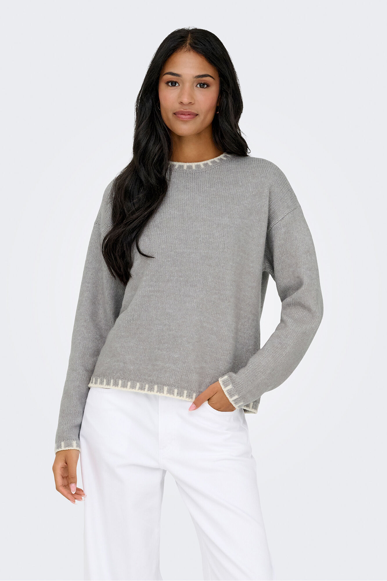 JDY Camisola gola redonda