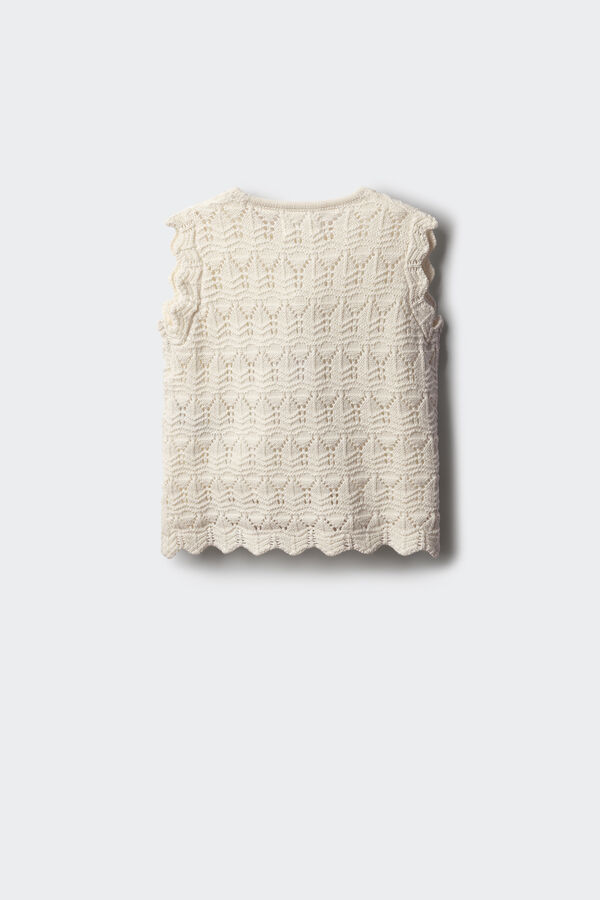 Springfield Kids Top de malha para menina bege