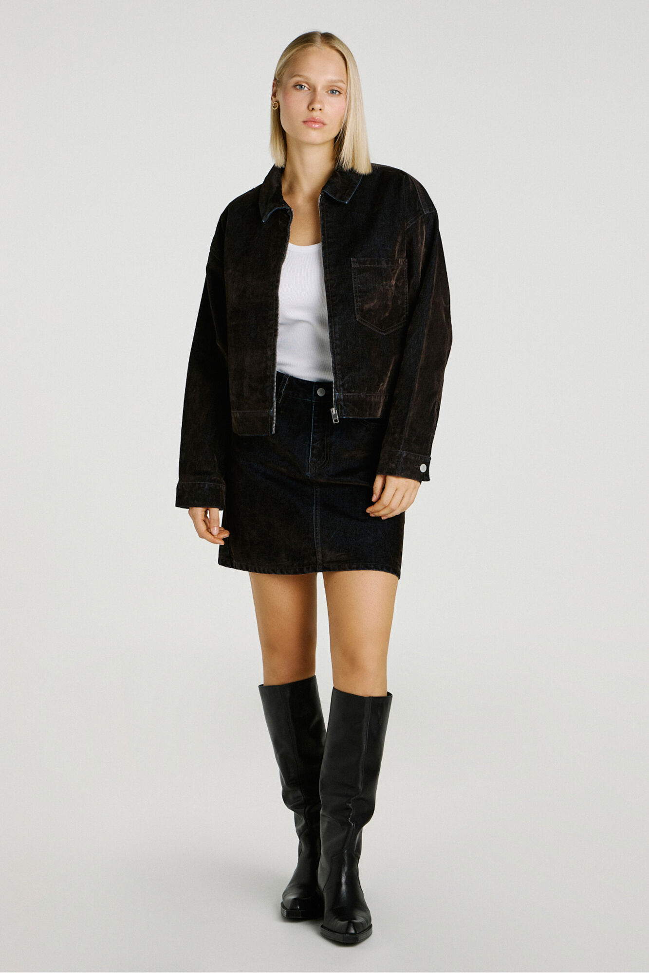 Jack & Jones Blus&atilde;o denim de corte regular