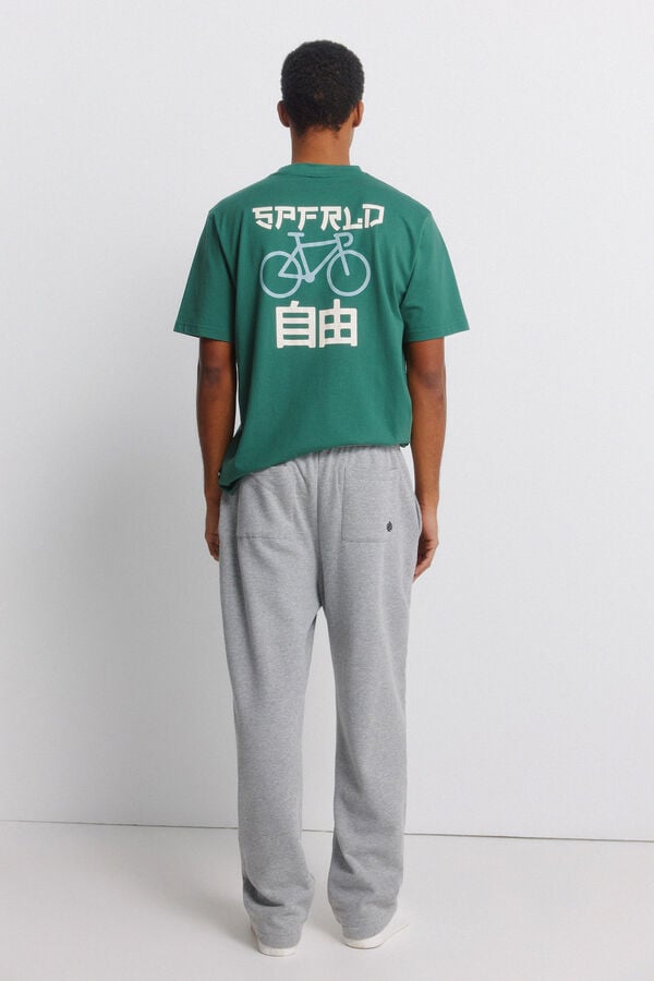 Springfield Pantal&oacute;n jogger ancho gris