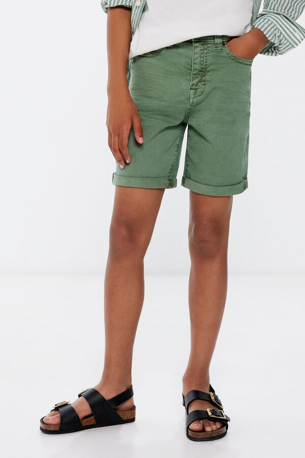 Springfield Kids Bermudas 5 bolsillos ni&ntilde;o verde