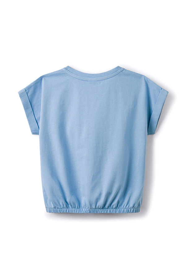 Springfield Kids Camiseta lentejuelas ni&ntilde;a kaki