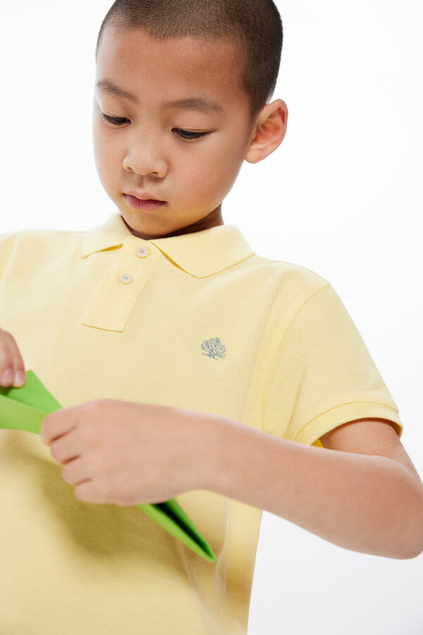 Springfield Kids Polo b&aacute;sico menino estampado