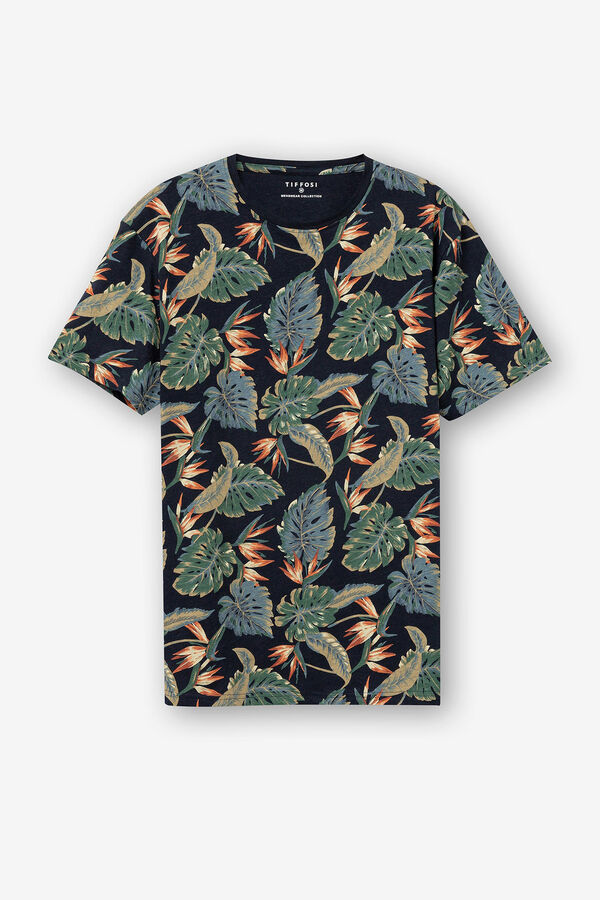 Tiffosi Camiseta Estampada azul