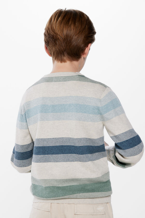 Springfield Kids Camisola riscas menino  verde