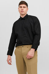 Jack & Jones PLUS Camisa Slim Fit Plus preto